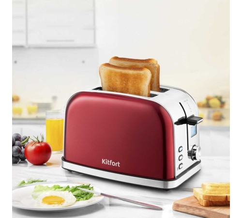 Тостер Kitfort КТ-2036-1 950Вт красный Тостер Kitfort КТ-2036-1 950Вт красный