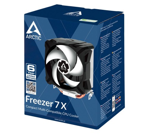 Вентилятор для процессора Arctic Freezer 7 X  1200/1150-56, Ryzen (AM4)  RET  (ACFRE00077A) (702461)