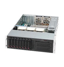 "Корпус SuperMicro CSE-835TQC-R1K03B 3U 8-Port Backplane Supports 8 x 3.5" SAS3/SATA3 HDD/SSD with" 2x mini SAS HD connectors,1000W Redundant High-efficiency Titanium Level Power Supplies,7x Full-height, Full-length Expansion Slots