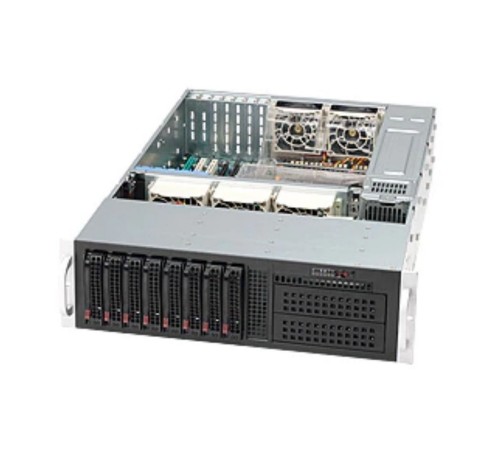"Корпус SuperMicro CSE-835TQC-R1K03B 3U 8-Port Backplane Supports 8 x 3.5" SAS3/SATA3 HDD/SSD with" 2x mini SAS HD connectors,1000W Redundant High-efficiency Titanium Level Power Supplies,7x Full-height, Full-length Expansion Slots "Корпус SuperMicro CSE-835TQC-R1K03B 3U 8-Port Backplane Supports 8 x 3.5" SAS3/SATA3 HDD/SSD with" 2x mini SAS HD connectors,1000W Redundant High-efficiency Titanium Level Power Supplies,7x Full-height, Full-length Expansion Slots