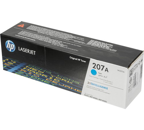 Картридж лазерный HP 207A W2211A голубой (1250стр.) для HP M255/MFP M282/M283