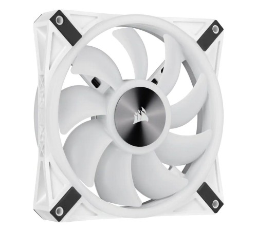 iCUE QL140 RGB [CO-9050106-WW] 140mm PWM White Fan — Dual Fan Kit with Lighting Node CORE {10}