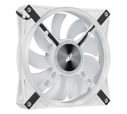 iCUE QL140 RGB [CO-9050106-WW] 140mm PWM White Fan — Dual Fan Kit with Lighting Node CORE {10}