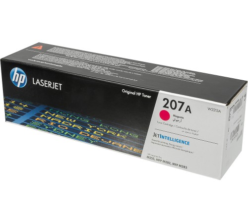 Картридж лазерный HP 207A W2213A пурпурный (1250стр.) для HP M255/MFP M282/M283