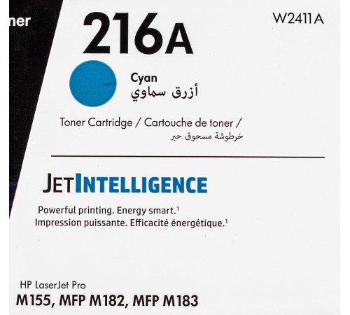 Картридж лазерный HP 216A W2411A голубой (850стр.) для HP MFP M182/ M183