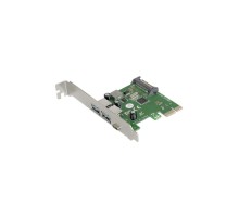 Exegate EX283719RUS Контроллер EXE-323 PCI-E 2.0, 2*USB3.0 ext + 1*Type-C, разъем доп.питания (OEM)