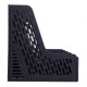 Лоток вертикальный Deli E9846BLACK для бумаг 326х275х257мм черный пластик