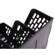 Лоток вертикальный Deli E9846BLACK для бумаг 326х275х257мм черный пластик