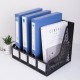 Лоток вертикальный Deli E9846BLACK для бумаг 326х275х257мм черный пластик
