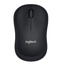 Мышь Logitech B220 черный оптическая (1000dpi) беспроводная USB