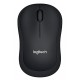 Мышь Logitech B220 черный оптическая (1000dpi) беспроводная USB