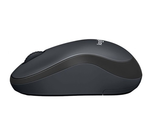 Мышь Logitech B220 черный оптическая (1000dpi) беспроводная USB