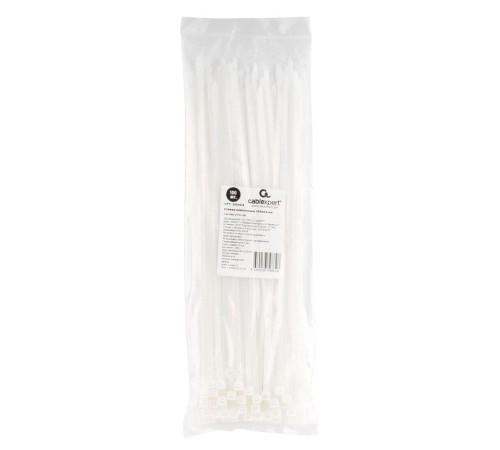 Аксессуары Cablexpert Стяжки NYT-300x4.8 пластиковые 300 мм х 4.8 мм, белые (100 шт.) (798626)