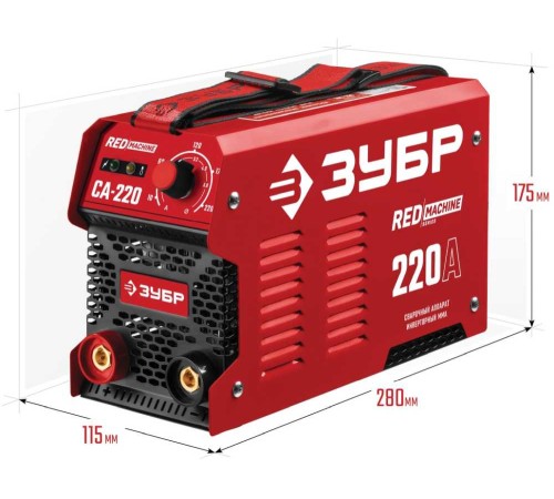 Сварочный аппарат Зубр СА-220 инвертор ММА 8.4кВт