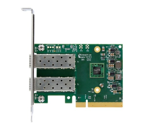 Сетевой адаптер Mellanox ConnectX-6 Lx EN adapter card, 25GbE, Dual-port SFP28, PCIe 4.0 x8, No Crypto, Tall Bracket (MCX631102AN-ADAT)