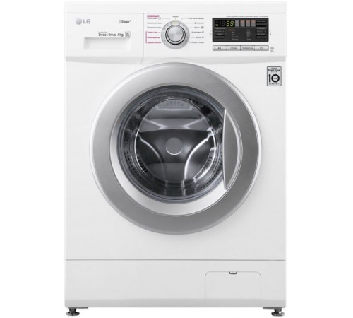 Стиральная машина LG F1296HDS1 класс: A загр.фронтальная макс.:7кг белый