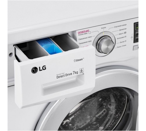 Стиральная машина LG F1296HDS1 класс: A загр.фронтальная макс.:7кг белый