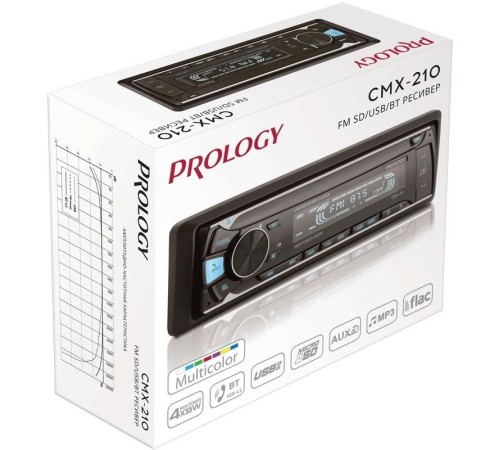 Автомагнитола Prology CMX-210 1DIN 4x55Вт Автомагнитола Prology CMX-210 1DIN 4x55Вт