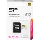 Флеш карта microSDXC Silicon Power 512GB SP512GBSTXDU3V20AB Superior Pro Colorful + adapter