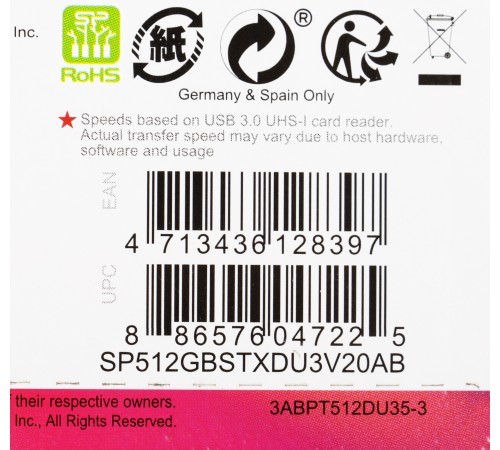 Флеш карта microSDXC Silicon Power 512GB SP512GBSTXDU3V20AB Superior Pro Colorful + adapter