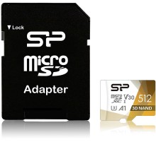 Флеш карта microSDXC Silicon Power 512GB SP512GBSTXDU3V20AB Superior Pro Colorful + adapter