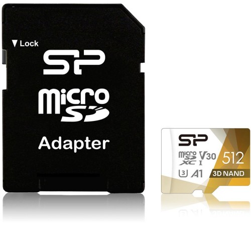 Флеш карта microSDXC Silicon Power 512GB SP512GBSTXDU3V20AB Superior Pro Colorful + adapter