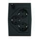Источник бесперебойного питания Ippon Back Basic 1050S Euro 600Вт 1050ВА черный