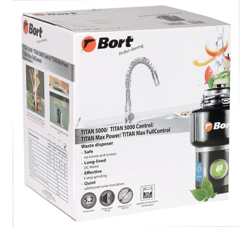 Измельчитель Bort Titan Max Power FullControl 780Вт черный Измельчитель Bort Titan Max Power FullControl 780Вт черный