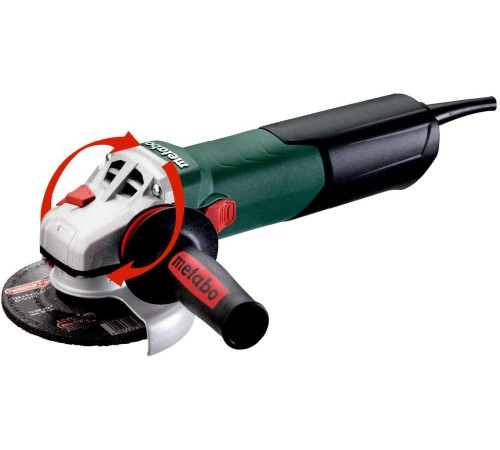 Углошлифовальная машина Metabo WEV 17-125 Quick 1700Вт 11000об/мин рез.шпин.:M14 d=125мм (600516000) Углошлифовальная машина Metabo WEV 17-125 Quick 1700Вт 11000об/мин рез.шпин.:M14 d=125мм (600516000)