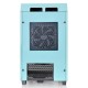 Корпус Thermaltake The Tower 100 Turquoise черный без БП miniITX 1x120mm 3x140mm 2xUSB3.0 audio bott PSU