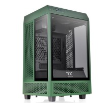 Корпус Thermaltake The Tower 100 Racing Green черный без БП miniITX 1x120mm 3x140mm 2xUSB3.0 audio bott PSU