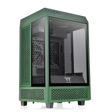 Корпус Thermaltake The Tower 100 Racing Green черный без БП miniITX 1x120mm 3x140mm 2xUSB3.0 audio bott PSU