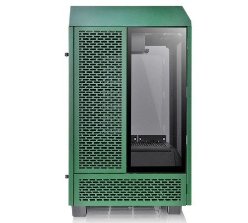 Корпус Thermaltake The Tower 100 Racing Green черный без БП miniITX 1x120mm 3x140mm 2xUSB3.0 audio bott PSU
