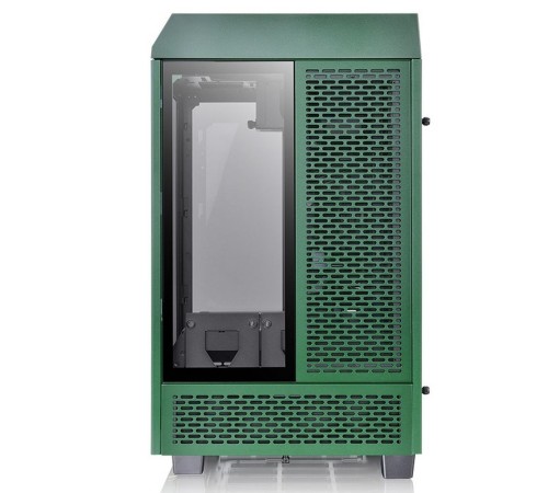 Корпус Thermaltake The Tower 100 Racing Green черный без БП miniITX 1x120mm 3x140mm 2xUSB3.0 audio bott PSU
