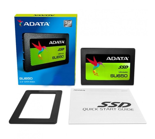 Жесткий диск SSD ADATA 512Gb 2.5" SATA [ASU650SS-512GT-R]