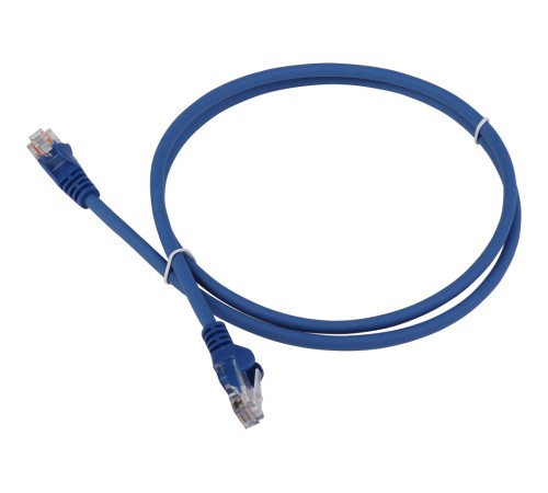 Патч-корд Lanmaster LAN-PC45/U5E-7.0-BL UTP вилка RJ-45-вилка RJ-45 кат.5е 7м синий LSZH (уп.:1шт)