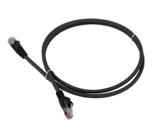 Патч-корд Lanmaster LAN-PC45/U5E-5.0-BK вилка RJ-45-вилка RJ-45 кат.5е 5м чёрный LSZH (уп.:1шт)