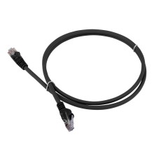Патч-корд Lanmaster LAN-PC45/U5E-5.0-BK вилка RJ-45-вилка RJ-45 кат.5е 5м чёрный LSZH (уп.:1шт)