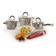 Ковш Rondell Flamme RDS-026, 1.3л, 16см, с крышкой, стальной
