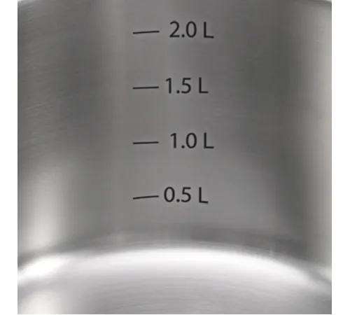 Ковш Rondell Flamme RDS-026, 1.3л, 16см, с крышкой, стальной