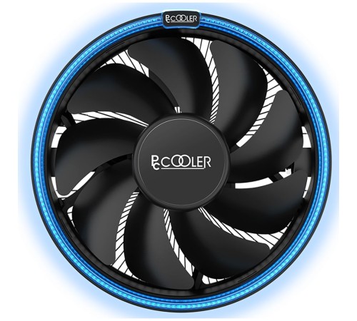 PCCooler E126M PRO Кулер S775/115X/AM2/2+/AM3/3+/AM4/FM1/FM2/2+ (48 шт/кор, TDP 92W, вент-р 120мм с PWM, FIXED COLOR FAN, 1000-1800RPM, 29.8dBa) Retail Color Box (111788)