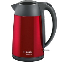 Чайник электрический Bosch TWK3P424 1.7л. 2400Вт красный (корпус: нержавеющая сталь)