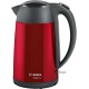 Чайник электрический Bosch TWK3P424 1.7л. 2400Вт красный (корпус: нержавеющая сталь)