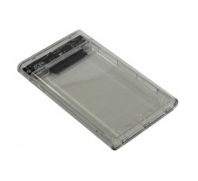 USB 3.0 Внешний корпус 2.5" SATAIII HDD/SSD AgeStar 3UB2P4 (TRANSPARENCY) пластик, прозрачный {50}  (672691)