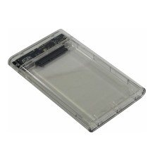 USB 3.0 Внешний корпус 2.5" SATAIII HDD/SSD AgeStar 3UB2P4 (TRANSPARENCY) пластик, прозрачный {50}  (672691)
