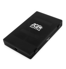 USB 2.0 Внешний корпус 2.5" SATA HDD/SSD AgeStar SUBCP1 (BLACK) USB2.0, пластик, черный, безвинтовая конструкция		 {160} (670208)