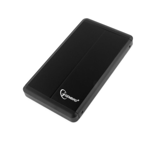 Внешний корпус 2.5" Gembird EE2-U3S-2, черный, USB 3.0, SATA, металл Gembird {100} (205588)