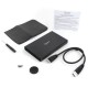 Внешний корпус 2.5" Gembird EE2-U3S-55, чёрный, USB 3.0, SATA, алюминий Gembird {50} (795069)