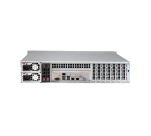 Шасси серверное Supermicro SuperChassis 2U 826BAC12-R1K23LPB/ HDD(12)LFF+opt.HDD(2)SFF/7xLP/2 x1200W/Backplane 12xSAS3/SATA3/NVMe4 (CSE-826BAC12-R1K23LPB)