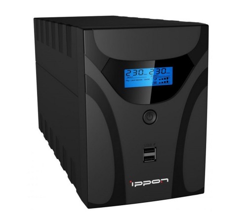 Источник бесперебойного питания Ippon Smart Power Pro II Euro 1200 720Вт 1200ВА черный